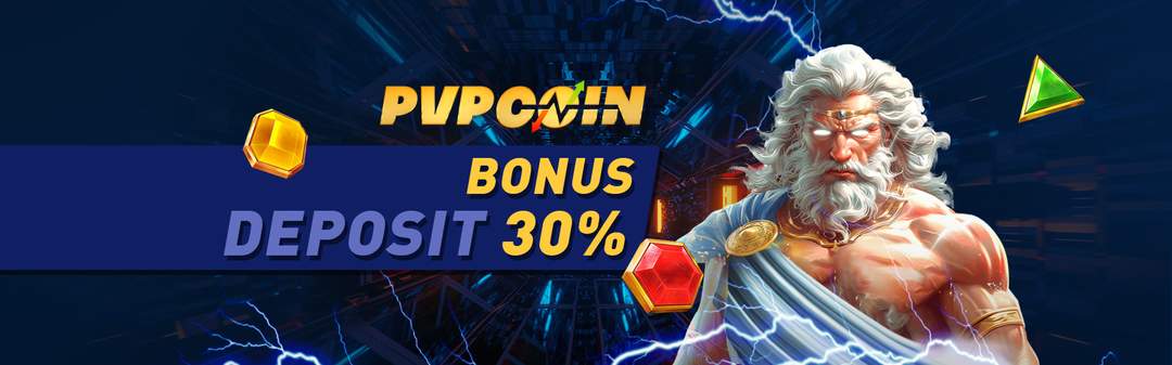 PVPslot Bonus 30%